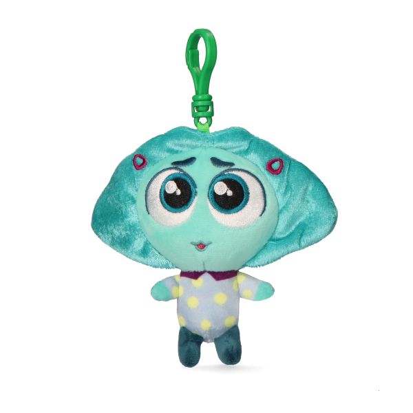 (Mis 0) DISNEY INSIDE OUT Invidia – Portachiavi Peluche 12cm c/Bagclip…x12…x24